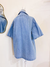 Carica l&#39;immagine nel visualizzatore di Gallery, Spolverino denim - Tg M