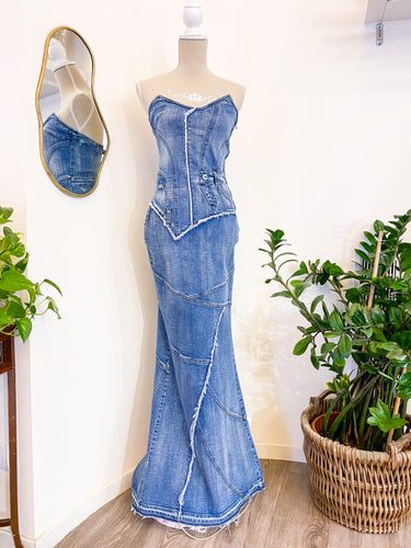 Vestito lungo bustier - Taglia S