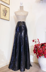 Long sequined skirt - Size 40