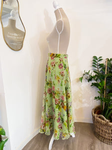 Gonna chiffon fiori