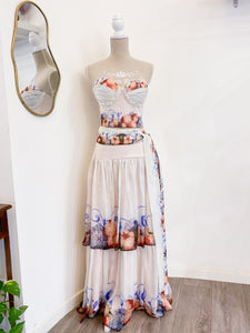 Bustier ortensie rosa - Taglia M