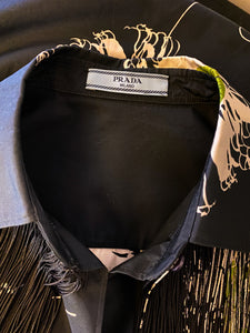 Camicia frange stampata - Taglia 40