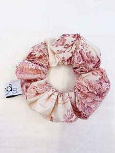 Toile de Jouy hair ties