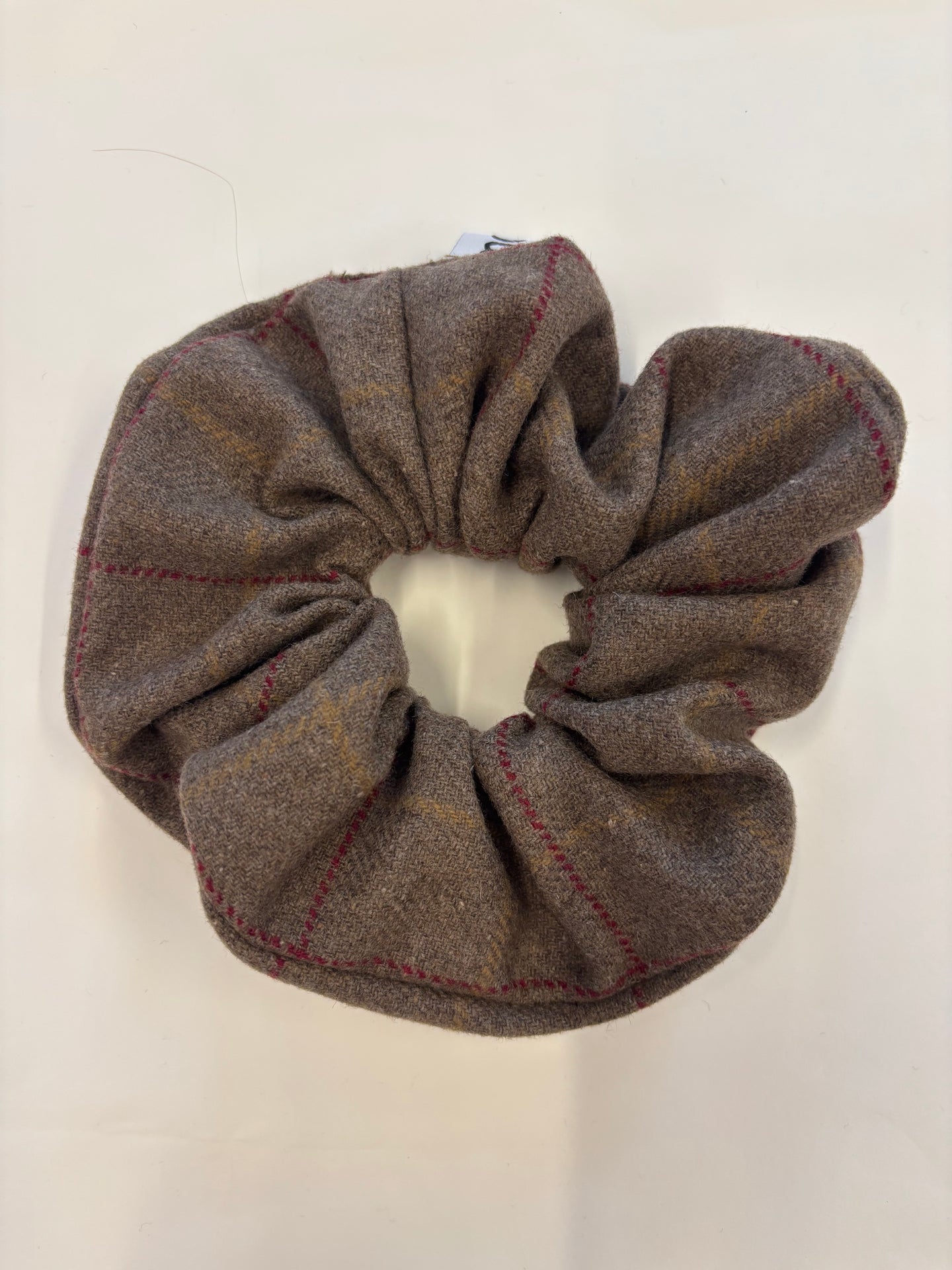 Elastico per capelli scozzese bordeaux