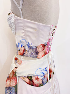 Bustier ortensie rosa - Taglia M