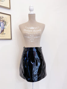 Vinyl miniskirt - Size 38/40