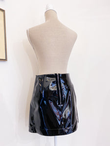 Vinyl miniskirt - Size 38/40