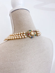 Collana 3 fili vintage