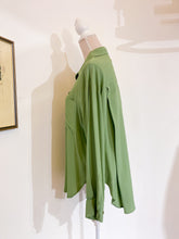 Load image into Gallery viewer, Camicia over seta salvia