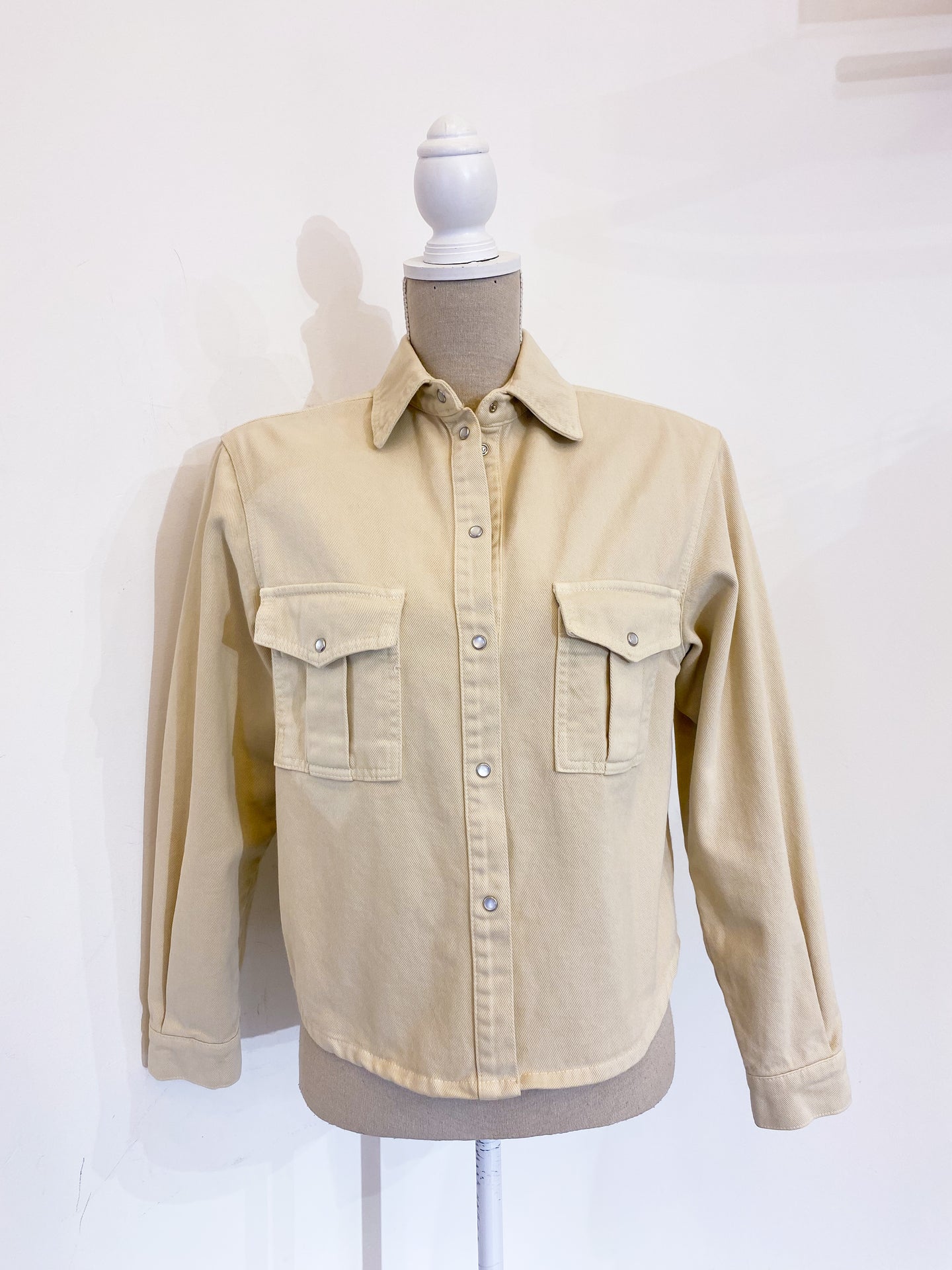 Giacca denim con spallina