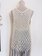 Load image into Gallery viewer, Gilet macrame frange