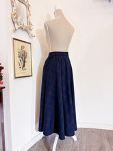 Carica l'immagine nel visualizzatore di Gallery, Gonna tartan blu - Taglia XS/S