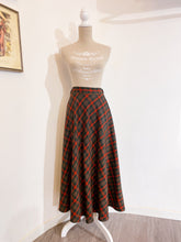 Carica l'immagine nel visualizzatore di Gallery, Gonna tartan zucca