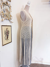 Load image into Gallery viewer, Gilet macrame frange