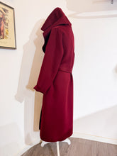 Carica l&#39;immagine nel visualizzatore di Gallery, Cappotto con cappuccio - Bordeaux