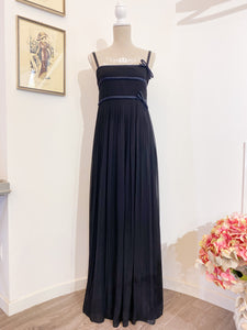 Long pleated dress + bolero - Size 40