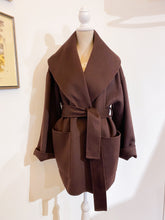 Carica l&#39;immagine nel visualizzatore di Gallery, Giaccone sartoriale - cioccolato