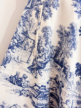 Load image into Gallery viewer, Gonna Toile de Jouy blu - Taglia 42