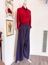 Load image into Gallery viewer, Pantalone quadri Carla Saibene - Taglia 42