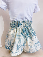 Load image into Gallery viewer, Shorts Toile de Jouy azzurro
