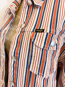 Giacca denim a righe - Taglia M