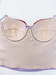 Bustier papaveri - Taglia S