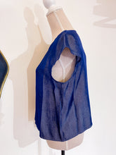Carica l&#39;immagine nel visualizzatore di Gallery, Maglia denim- Taglia unica