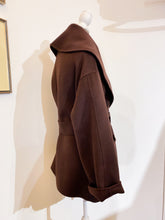 Carica l&#39;immagine nel visualizzatore di Gallery, Giaccone sartoriale - cioccolato