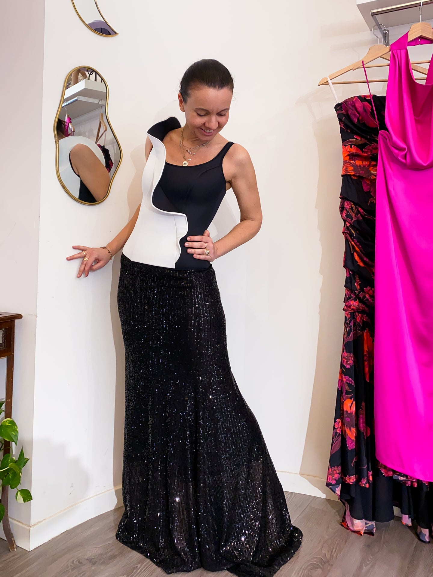 Gonna lunga paillettes - Taglia 44