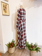 Load image into Gallery viewer, Abito lungo tartan Dress Stewart - Taglia 40