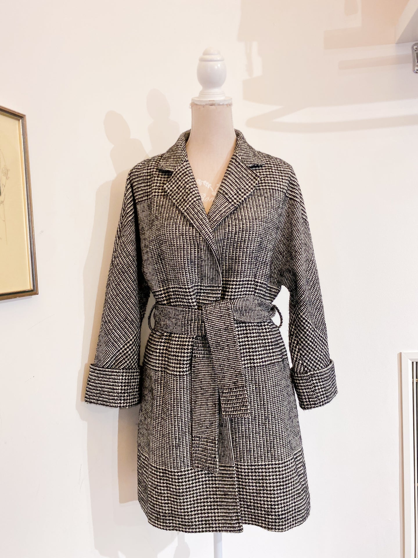Cappotto piede de poule - Taglia 42