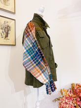 Load image into Gallery viewer, Plaid Sleeve Jacket - One size fits all