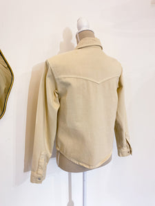Giacca denim con spallina