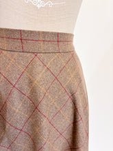 Carica l'immagine nel visualizzatore di Gallery, Gonna tartan moka - Taglia XS/S