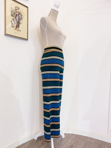 Lamé striped trousers - Size S