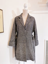 Carica l&#39;immagine nel visualizzatore di Gallery, Cappotto piede de poule - Taglia 42