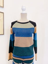 Load image into Gallery viewer, Lamé striped sweater - Size XS and S