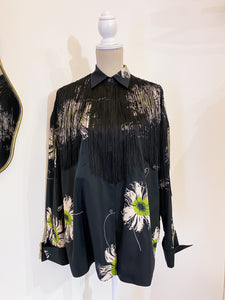 Camicia frange stampata - Taglia 40