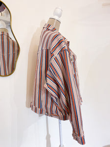 Giacca denim a righe - Taglia M