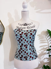 Carica l&#39;immagine nel visualizzatore di Gallery, Bustier broccato - Taglia 40