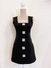 Load image into Gallery viewer, Sheath dress with jewel buttons - Size XS