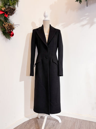 Cappotto nero due bottoni - Taglia S