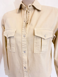 Giacca denim con spallina