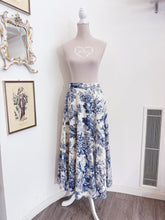 Load image into Gallery viewer, Gonna Toile de Jouy blu - Taglia 42