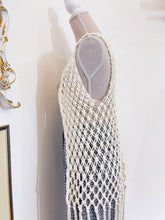 Load image into Gallery viewer, Gilet macrame frange
