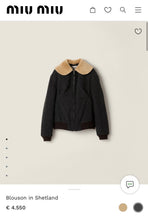Carica l'immagine nel visualizzatore di Gallery, Blouson shetland miu miu - Taglia 38 over