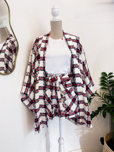 Kimono tweed- Taglia Unica