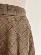 Carica l'immagine nel visualizzatore di Gallery, Gonna tartan moka - Taglia XS/S