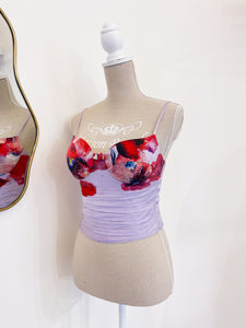 Bustier papaveri - Taglia S