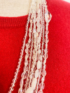 Collana 8 fili vintage.